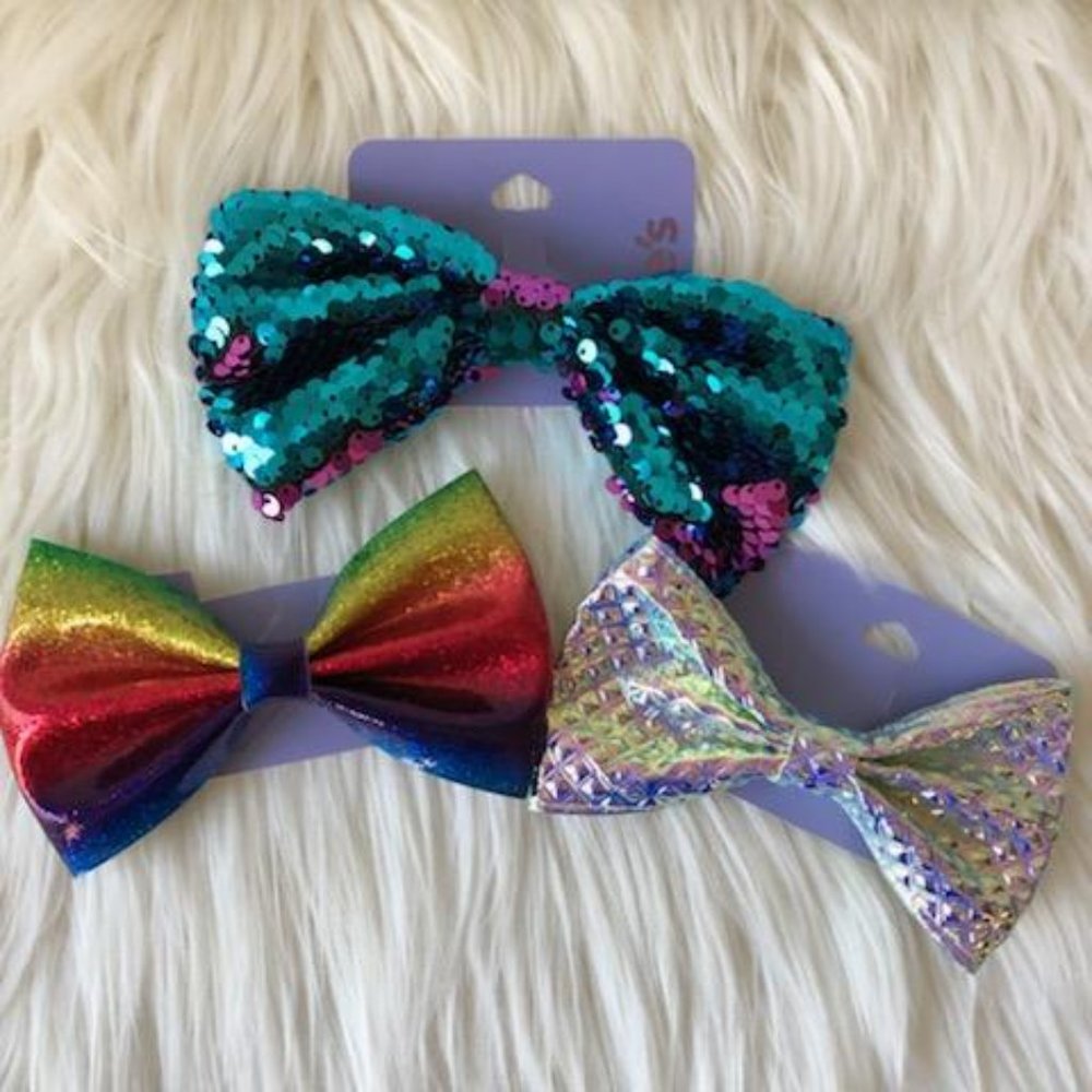 Claire’s Set of 3 Fashion Bow Barrettes